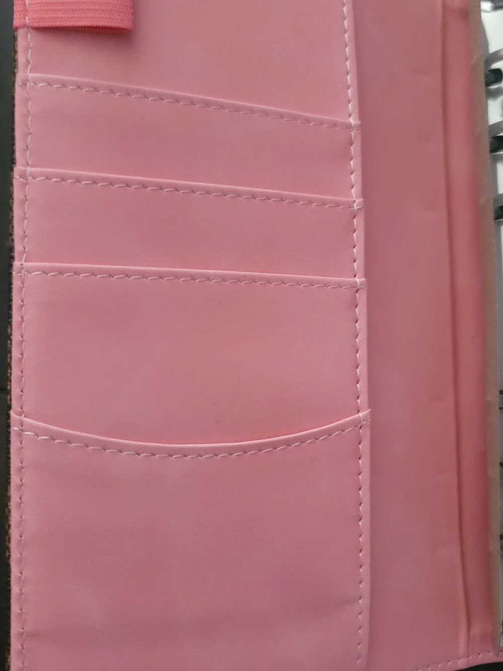 Checkerboard Brown Snap Closure Organizer